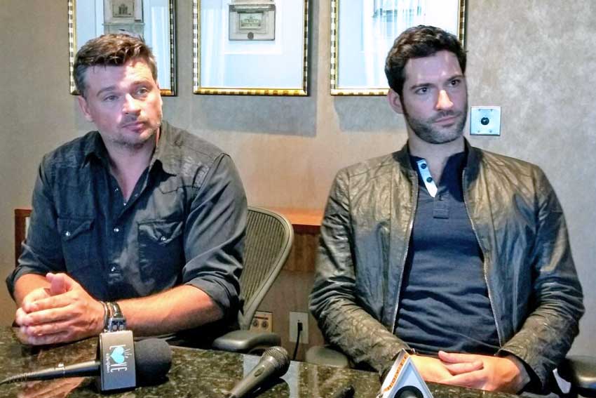 Lucifer Interview With Tom Ellis And Tom Welling The Tale Of Two Toms On Season 3 